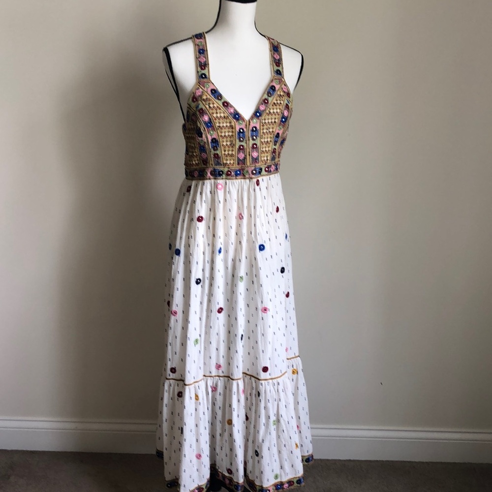 Anthropologie Boho Maxi Dress